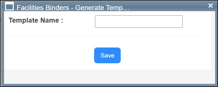 Template pop-up